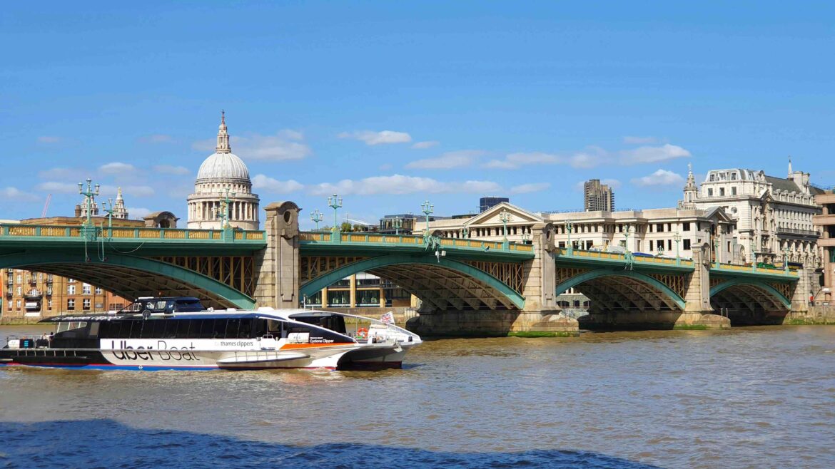 UberBoat on the River Thames