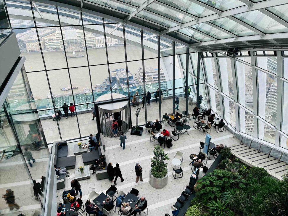 The Iconic View from Sky Garden.