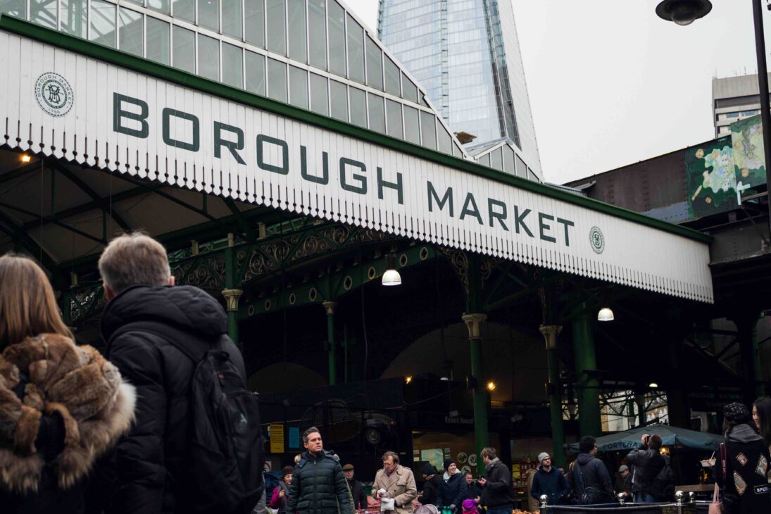 The Iconic Borough Market Entrance Sign